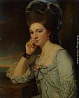 George Romney Canvas Paintings - Portrait of a Lady